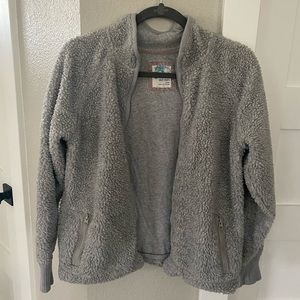 Grey Sherpa women’s lined jacket